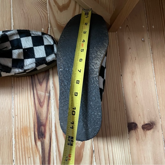 Padmore & Barnes P204M CHECKER PONY calf hair Clarks boots black white gum sole - Picture 13 of 13